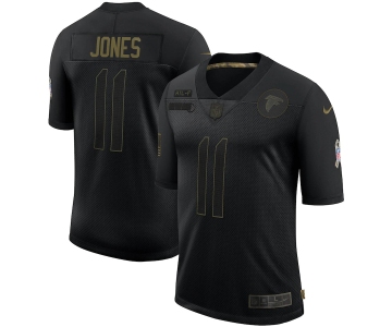 Nike Falcons 11 Julio Jones Black 2020 Salute To Service Limited Jersey