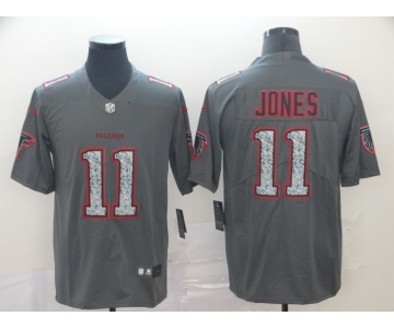 Nike Falcons 11 Julio Jones Gray Camo Vapor Untouchable Limited Jersey