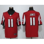 Nike Falcons #11 Julio Jones Red Team Color Men's Stitched NFL Limited Jersey