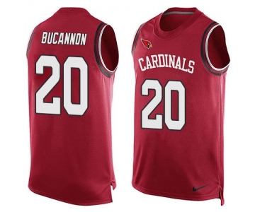 Men's Arizona Cardinals #20 Deone Bucannon Red Hot Pressing Player Name & Number Nike NFL Tank Top Jersey