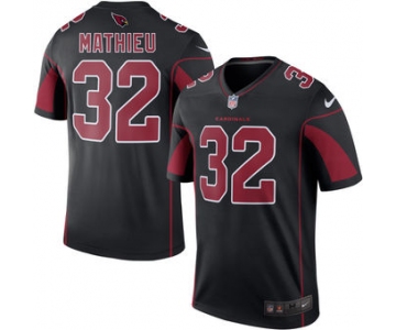 Men's Arizona Cardinals #32 Tyrann Mathieu Nike Black Color Rush Legend Jersey