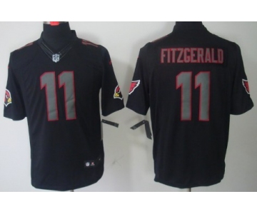 Nike Arizona Cardinals #11 Larry Fitzgerald Black Impact Limited Jersey
