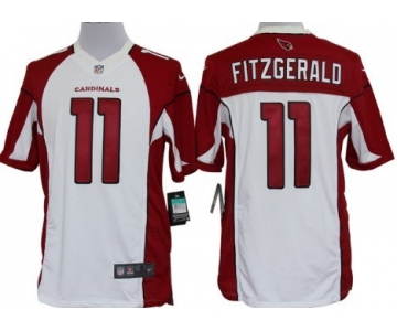 Nike Arizona Cardinals #11 Larry Fitzgerald White Limited Jersey