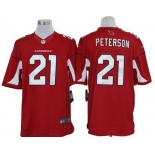 Nike Arizona Cardinals #21 Patrick Peterson Red Limited Jersey