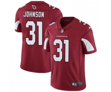 Nike Arizona Cardinals #31 David Johnson Red Team Color Men's Stitched NFL Vapor Untouchable Limited Jersey