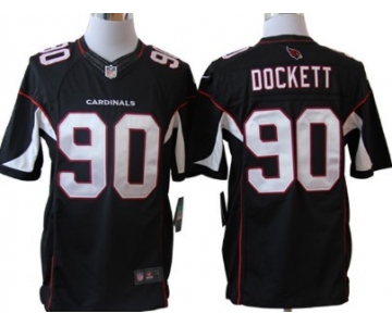 Nike Arizona Cardinals #90 Darnell Dockett Black Limited Jersey