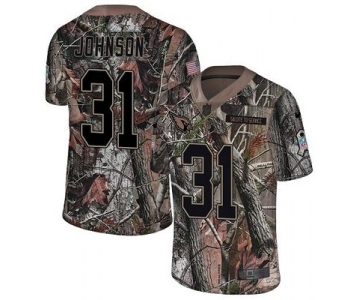 Nike Cardinals #31 David Johnson Camo Men's Stitched NFL Limited Rush Realtree Jersey