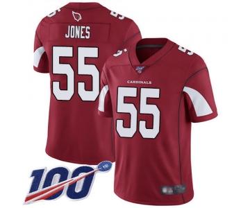Nike Cardinals #55 Chandler Jones Red Team Color Men's Stitched NFL 100th Season Vapor Limited Jersey