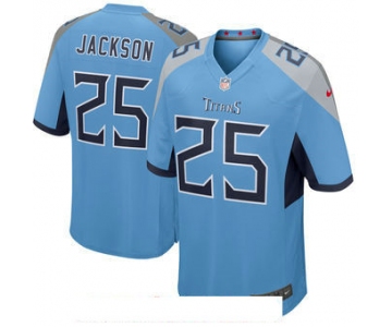Men's Tennessee Titans #25 Adoree' Jackson Nike Light Blue New 2018 Game Jersey