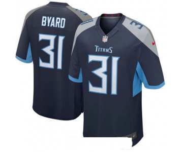 Men's Tennessee Titans #31 Kevin Byard Nike Navy New 2018 Game Jersey