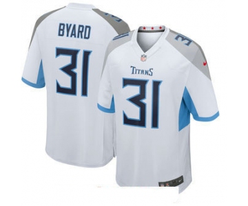 Men's Tennessee Titans #31 Kevin Byard Nike White New 2018 Game Jersey