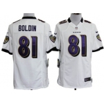 Nike Baltimore Ravens #81 Anquan Boldin White Game Jersey