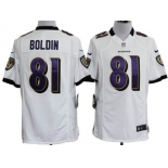 Nike Baltimore Ravens #81 Anquan Boldin White Game Jersey