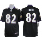 Nike Baltimore Ravens #82 Torrey Smith Black Game Jersey