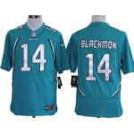 Nike Jacksonville Jaguars #14 Justin Blackmon Green Game Jersey