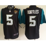 Nike Jacksonville Jaguars #5 Blake Bortles 2013 Black Game Jersey