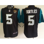 Nike Jacksonville Jaguars #5 Blake Bortles 2013 Black Game Jersey
