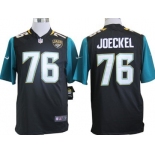Nike Jacksonville Jaguars #76 Luke Joeckel 2013 Black Game Jersey