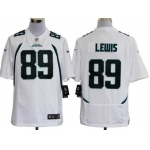 Nike Jacksonville Jaguars #89 Marcedes Lewis White Game Jersey