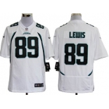 Nike Jacksonville Jaguars #89 Marcedes Lewis White Game Jersey