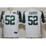 Nike New York Jets #52 David Harris White Game Jersey