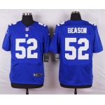 Men's New York Giants #52 Jon Beason Royal Blue Team Color NFL Nike Elite Jersey