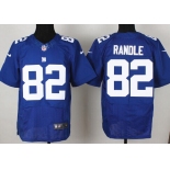 Nike New York Giants #82 Rueben Randle Blue Elite Jersey