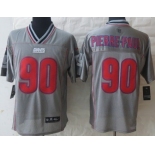 Nike New York Giants #90 Jason Pierre-Paul 2013 Gray Vapor Elite Jersey
