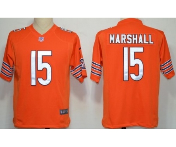 Nike Chicago Bears #15 Brandon Marshall Orange Game Jersey