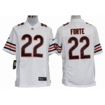 Nike Chicago Bears #22 Matt Forte White Game Jersey