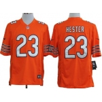 Nike Chicago Bears #23 Devin Hester Orange Game Jersey
