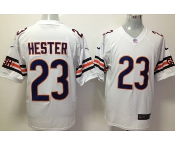 Nike Chicago Bears #23 Devin Hester White Game Jersey