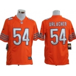 Nike Chicago Bears #54 Brian Urlacher Orange Game Jersey