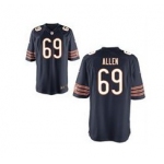 Nike Chicago Bears #69 Jared Allen Blue Game Jersey
