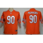 Nike Chicago Bears #90 Julius Peppers Orange Game Jersey