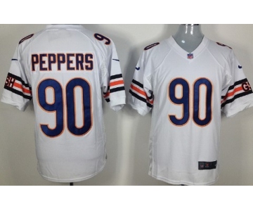 Nike Chicago Bears #90 Julius Peppers White Game Jersey