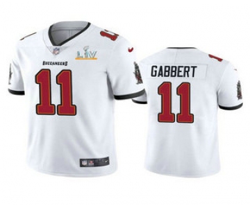 Men's Tampa Bay Buccaneers #11 Blaine Gabbert White 2021 Super Bowl LV Limited Stitched NFL Jersey