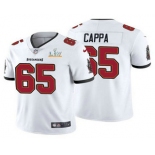 Men's Tampa Bay Buccaneers #65 Alex Cappa White 2021 Super Bowl LV Limited Stitched NFL Jersey