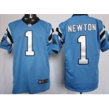 Nike Carolina Panthers #1 Cam Newton Light Blue Game Jersey