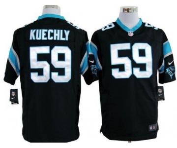 Nike Carolina Panthers #59 Luke Kuechly Black Game Jersey