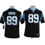 Nike Carolina Panthers #89 Steve Smith Black Game Jersey
