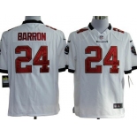 Nike Tampa Bay Buccaneers #24 Mark Barron White Game Jersey