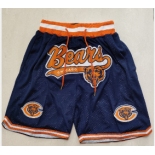 Men's Chicago Bears Navy Blue Just Don Shorts