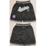 Men's Las Vegas Raiders Black Shorts (Run Small)