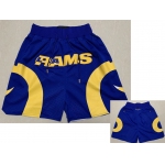 Men's Los Angeles Rams Royal Blue Just Don Shorts