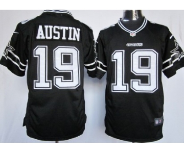Nike Dallas Cowboys #19 Miles Austin Black Game Jersey
