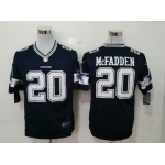 Nike Dallas Cowboys #20 Darren McFadden Blue Game Jersey