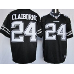 Nike Dallas Cowboys #24 Morris Claiborne Black Game Jersey