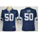Nike Dallas Cowboys #50 Sean Lee Blue Game Jersey