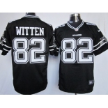 Nike Dallas Cowboys #82 Jason Witten Black Game Jersey